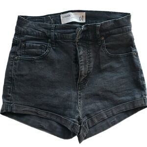 Black Denim Women's Shorts – Size 01